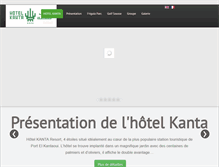 Tablet Screenshot of hotel-kanta.com